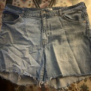 Light jean H&M high wasted shorts